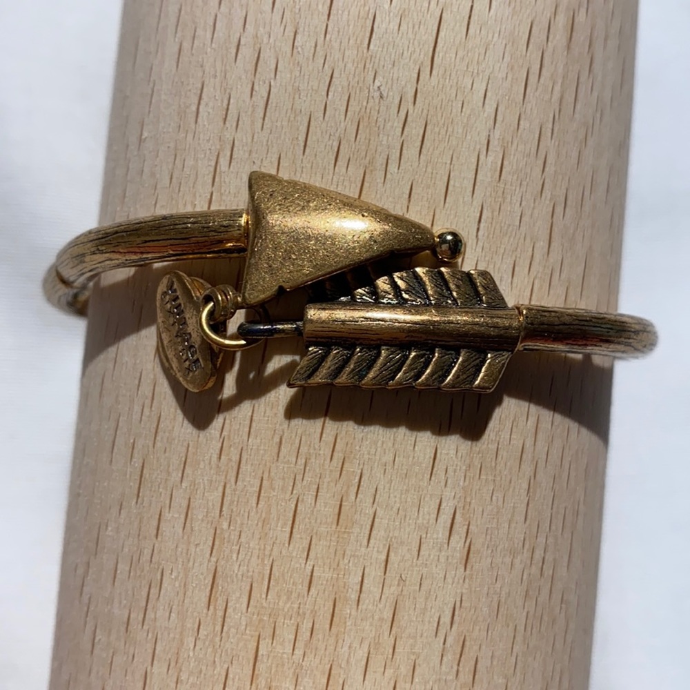 Alex and Ani Gold Arrow Wrap Bracelet